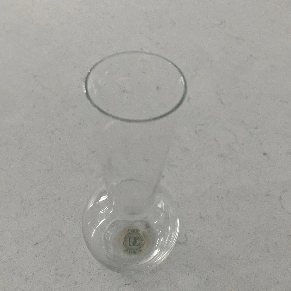 Clear Glass Vase Glass Decorative Piece Small